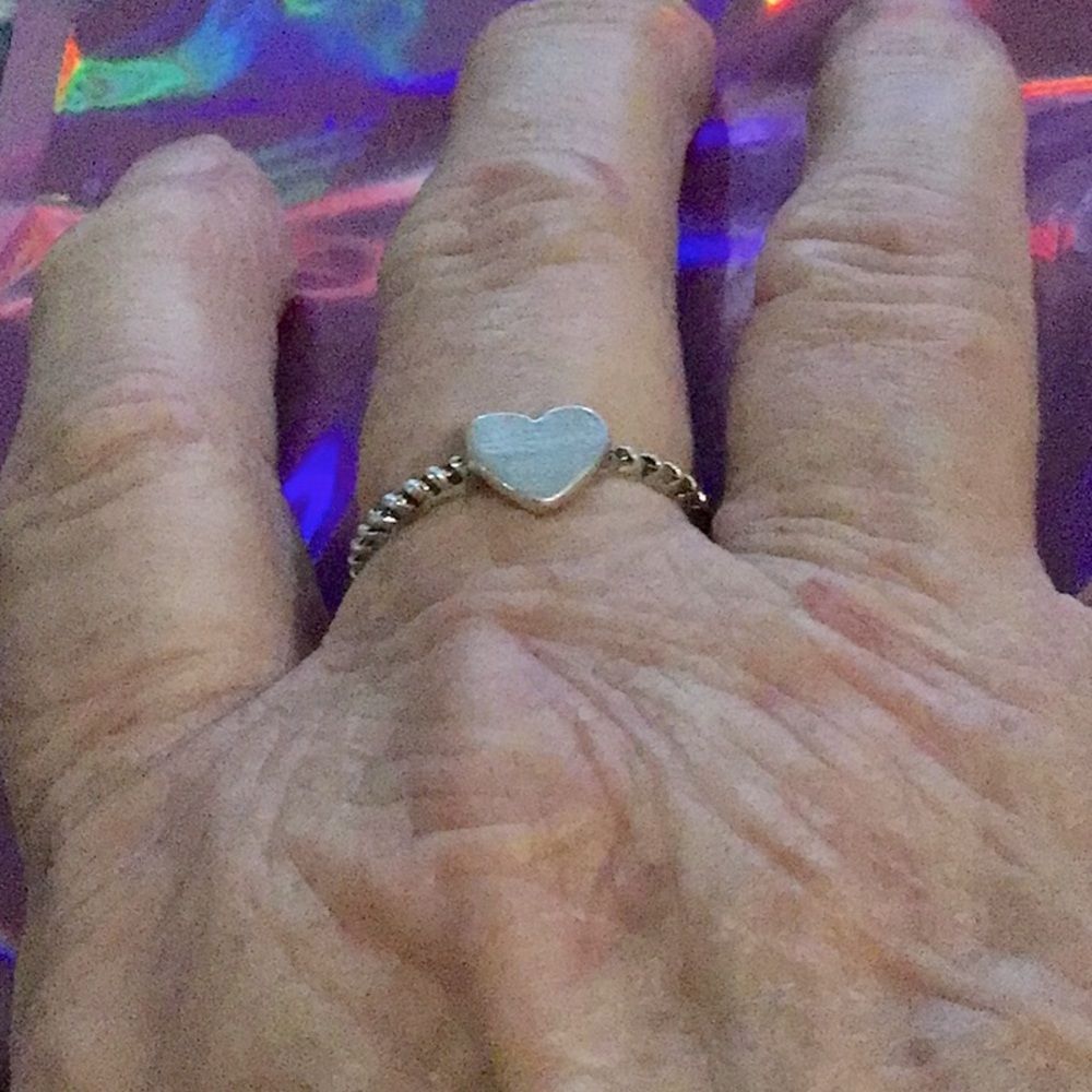 New, Sz 7 heart ring. 5 rings for $5 your choice